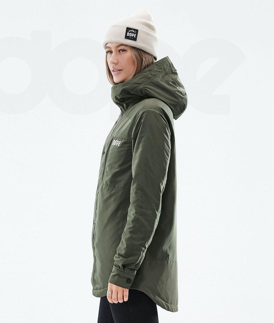 Dope Insulated W Donna Giacche Outdoor Verde Oliva Verdi | ITPQ3740