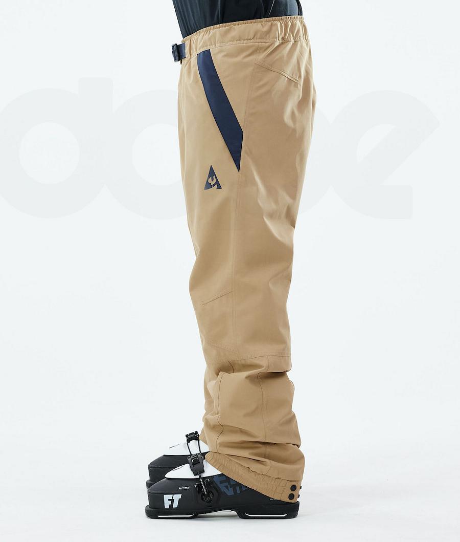 Dope JT Blizzard Uomo Pantaloni Da Sci Khaki Blu | ITNB2658