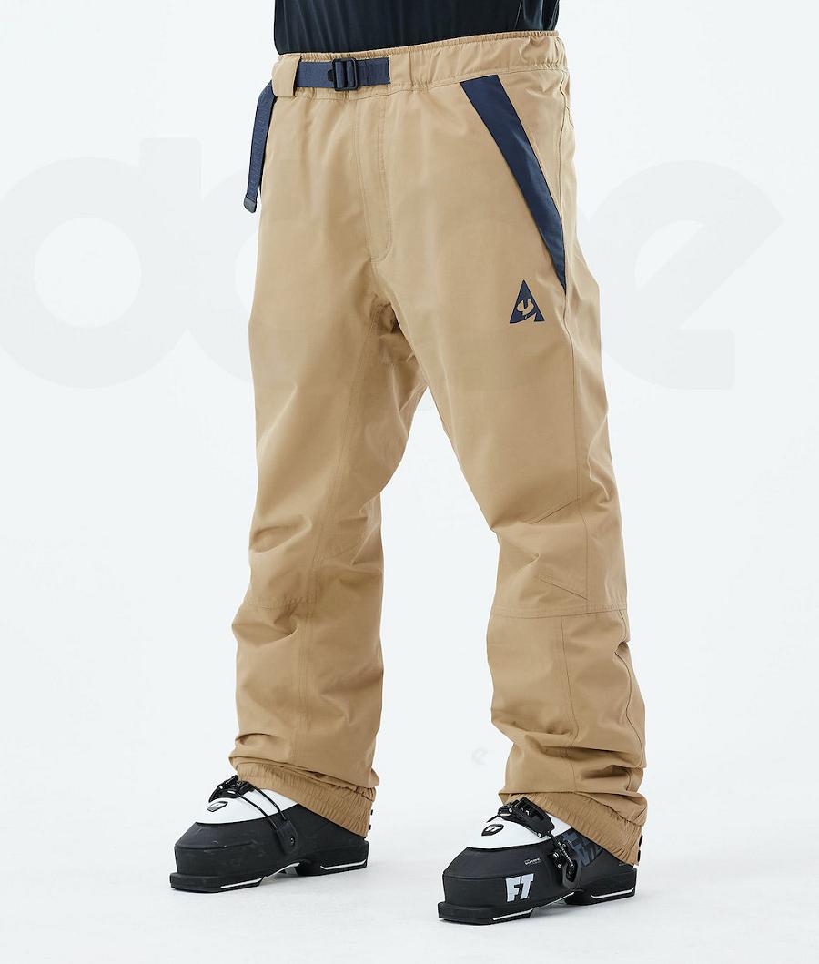 Dope JT Blizzard Uomo Pantaloni Da Sci Khaki Blu | ITNB2658