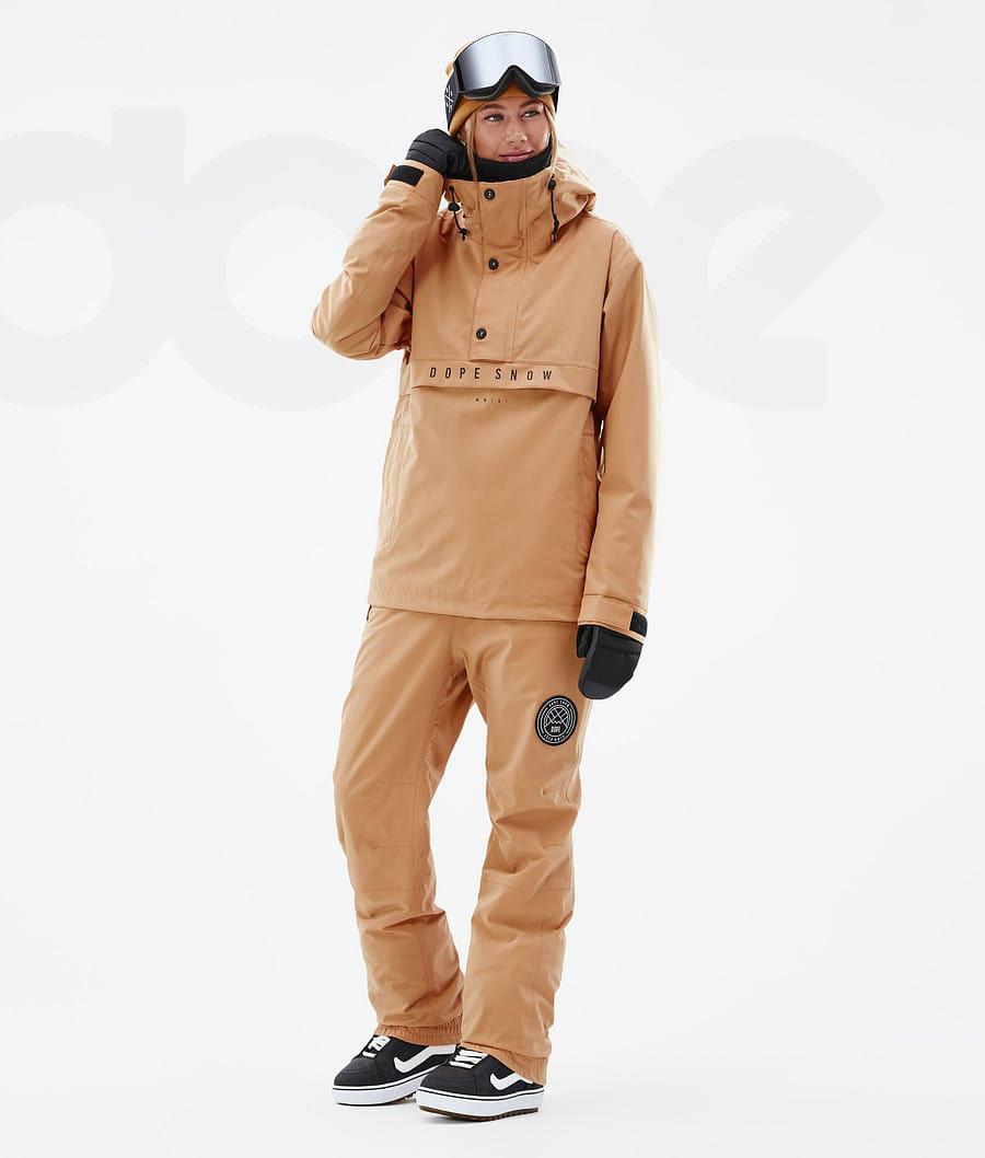 Dope Legacy W Donna Giacche Snowboard Khaki Gialle | ITEX3494