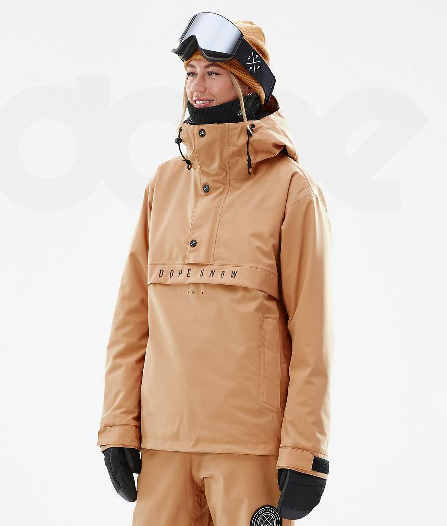 Dope Legacy W Donna Giacche Snowboard Khaki Gialle | ITEX3494