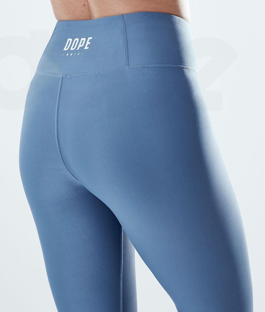 Dope Lofty Donna Leggings Blu Grigie | ITGL3787