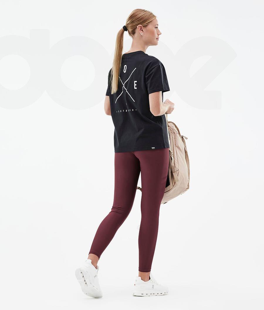 Dope Lofty Donna Leggings Bordeaux | ITNB3785