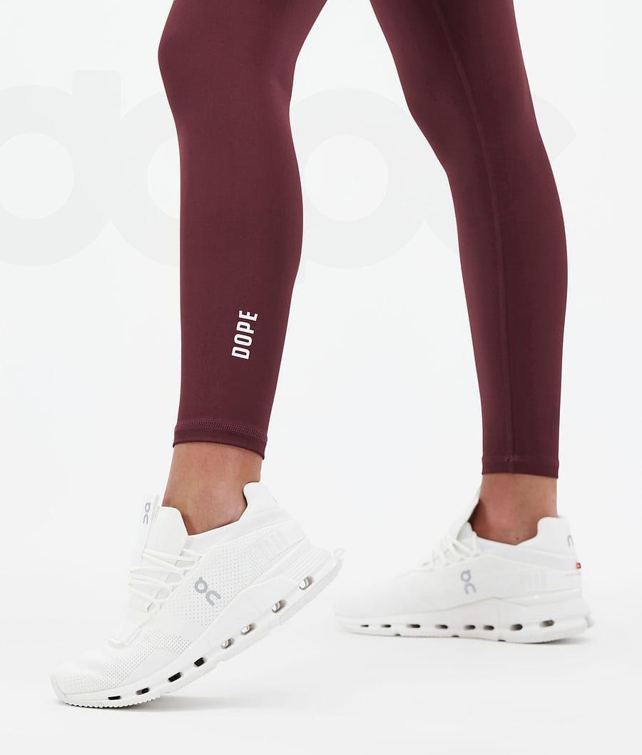 Dope Lofty Donna Leggings Bordeaux | ITNB3785