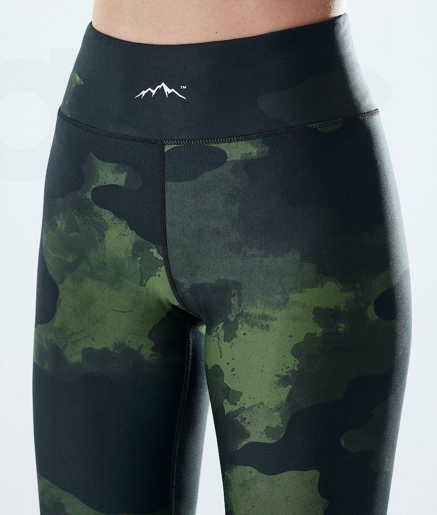 Dope Lofty Donna Leggings Verdi Camouflage | ITHK3793