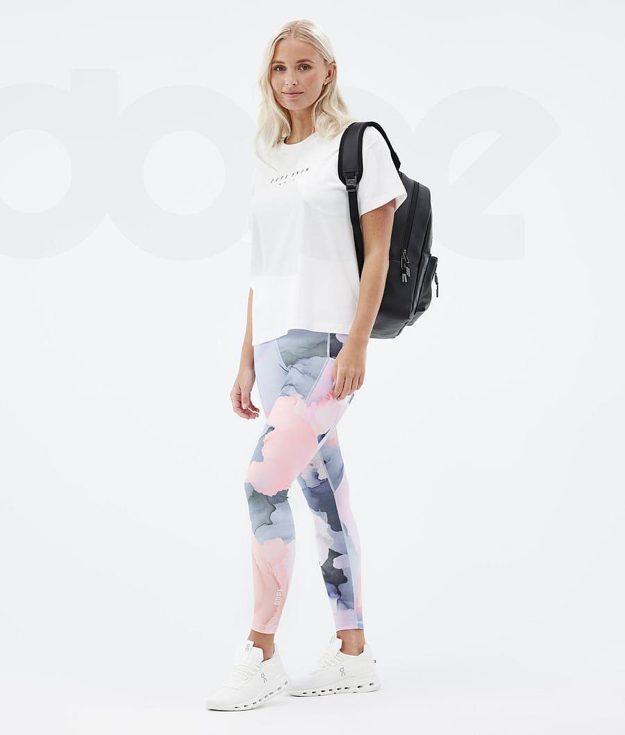 Dope Lofty Tech Blot Donna Leggings Bianche | ITTV3804