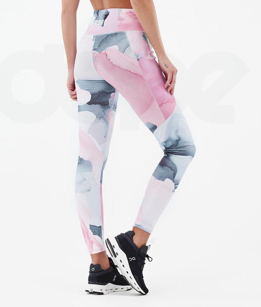 Dope Lofty Tech Blot Donna Leggings Colorate | ITYU3803