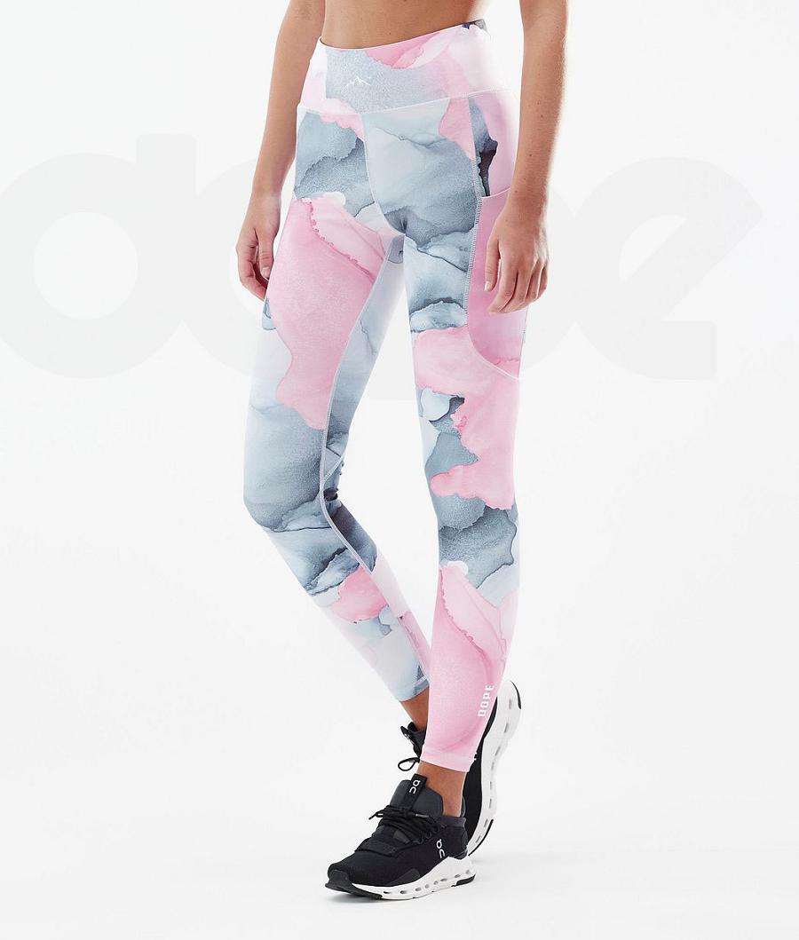 Dope Lofty Tech Blot Donna Leggings Colorate | ITYU3803