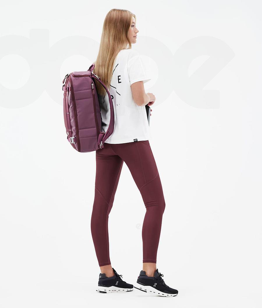 Dope Lofty Tech Burgundy Donna Leggings Bordeaux | ITEX3806