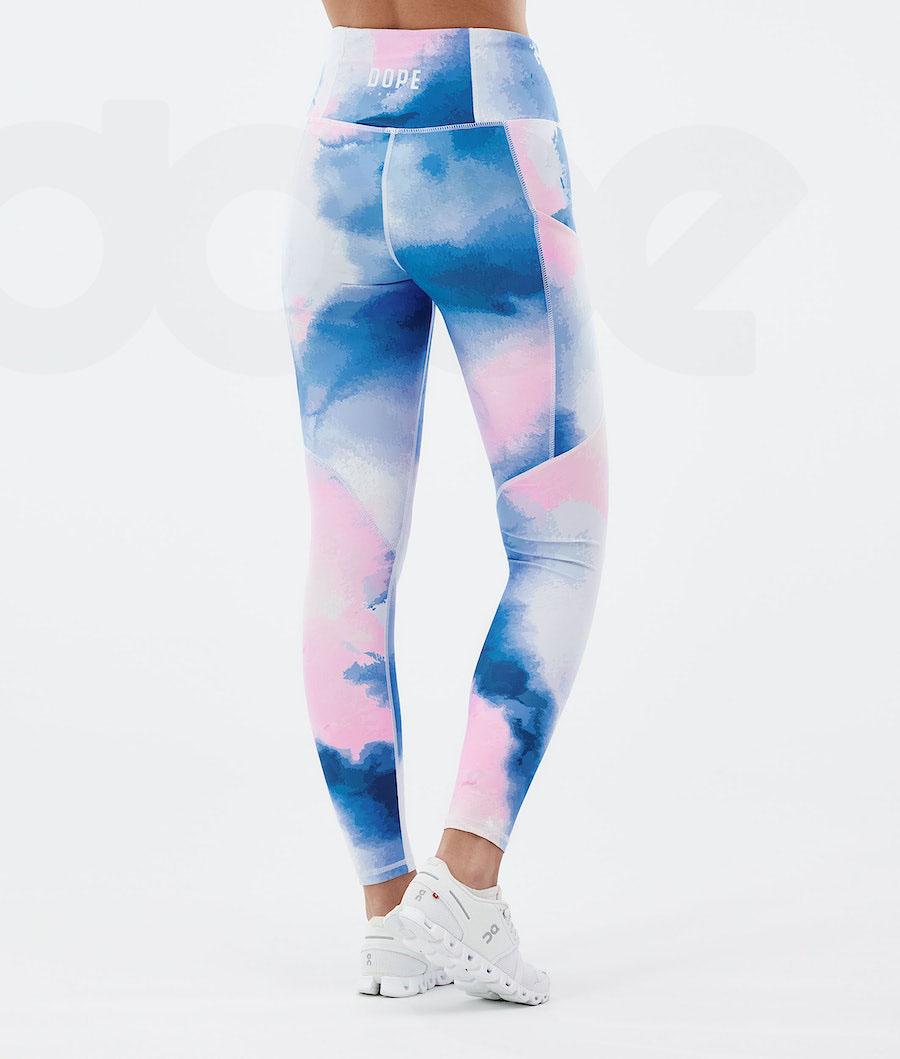 Dope Lofty Tech Donna Leggings Bianche Colorate | ITAP3798