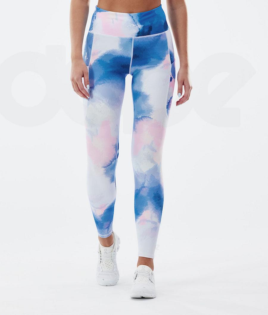 Dope Lofty Tech Donna Leggings Bianche Colorate | ITAP3798