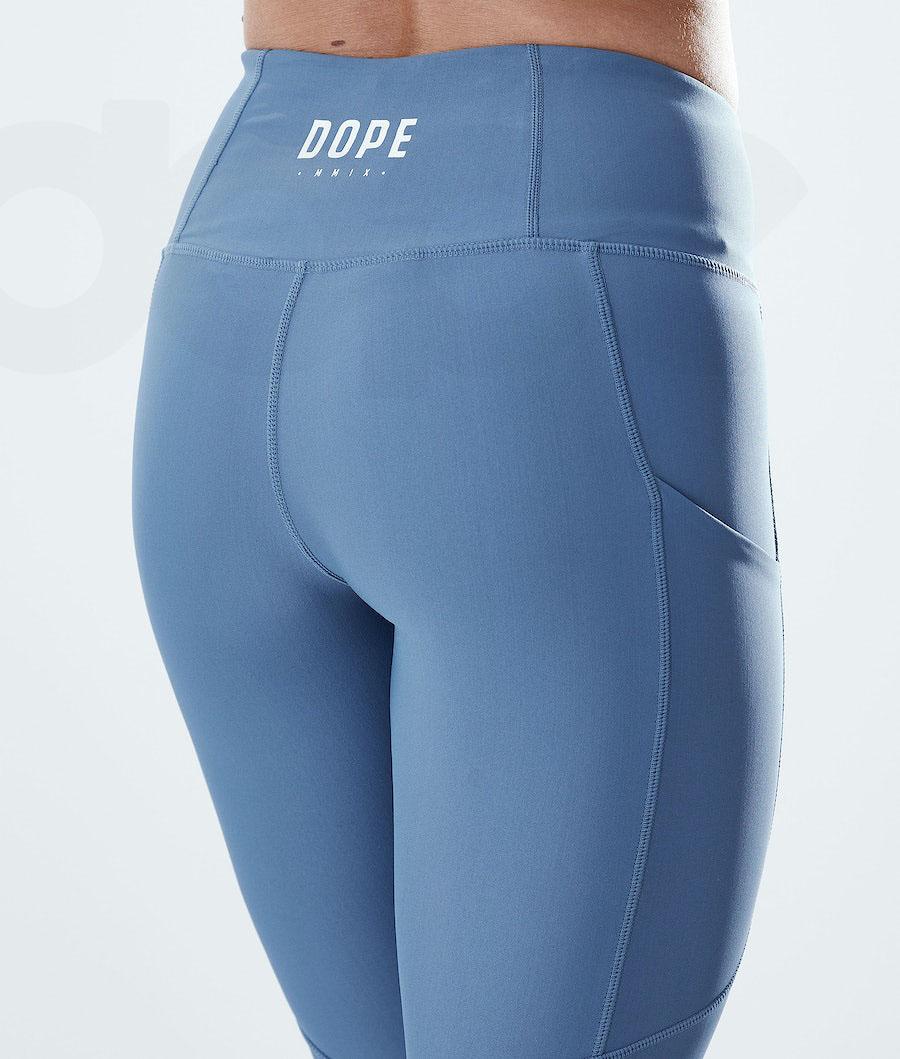 Dope Lofty Tech Donna Leggings Blu Grigie | ITFM3795