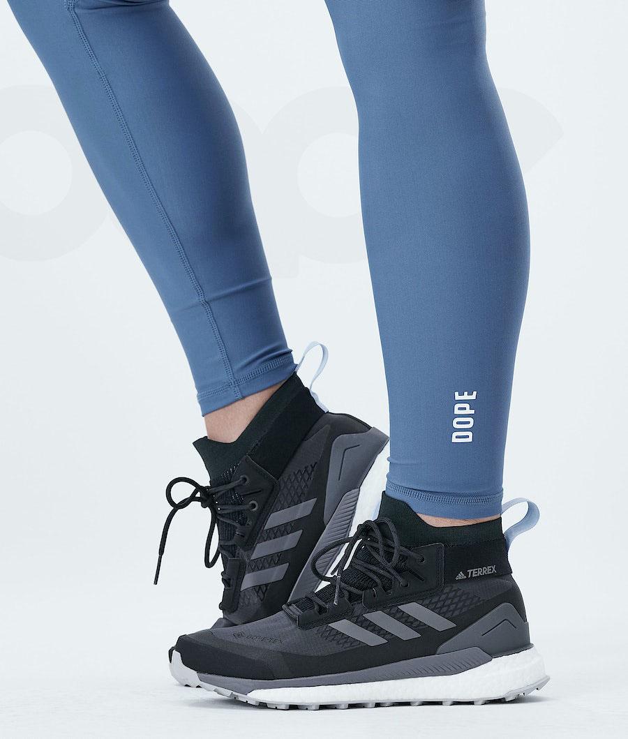 Dope Lofty Tech Donna Leggings Blu Grigie | ITFM3795