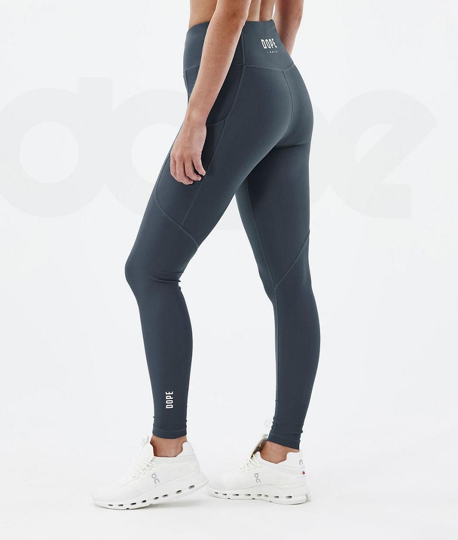 Dope Lofty Tech Donna Leggings Blu Marino | ITDN3796