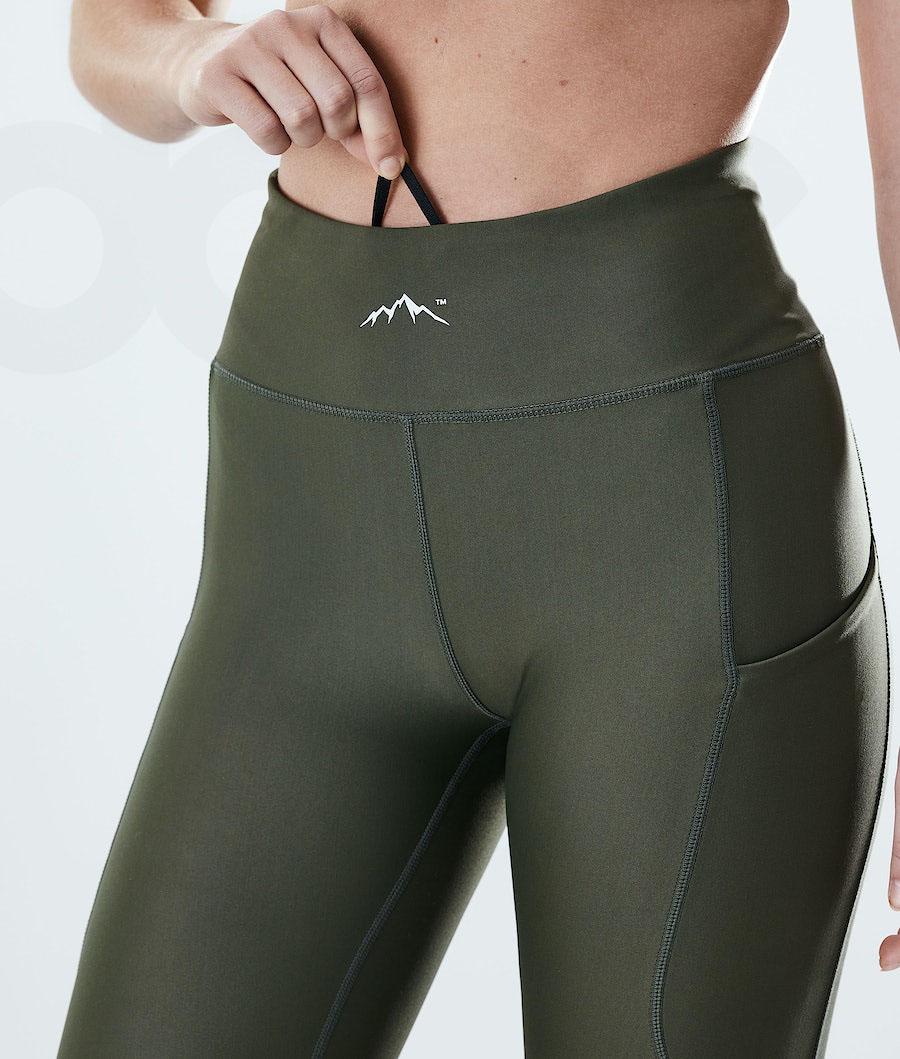 Dope Lofty Tech Donna Leggings Verde Oliva Verdi | ITSO3797