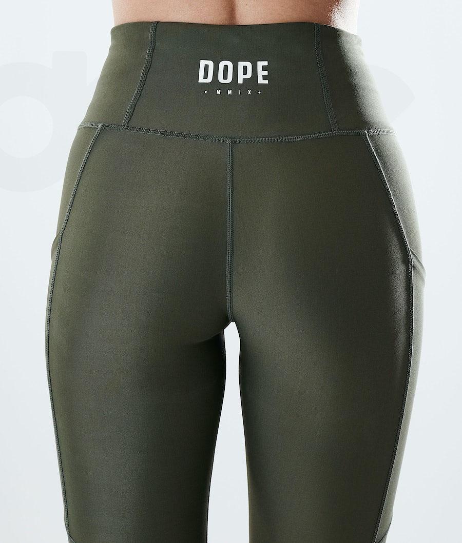 Dope Lofty Tech Donna Leggings Verde Oliva Verdi | ITSO3797