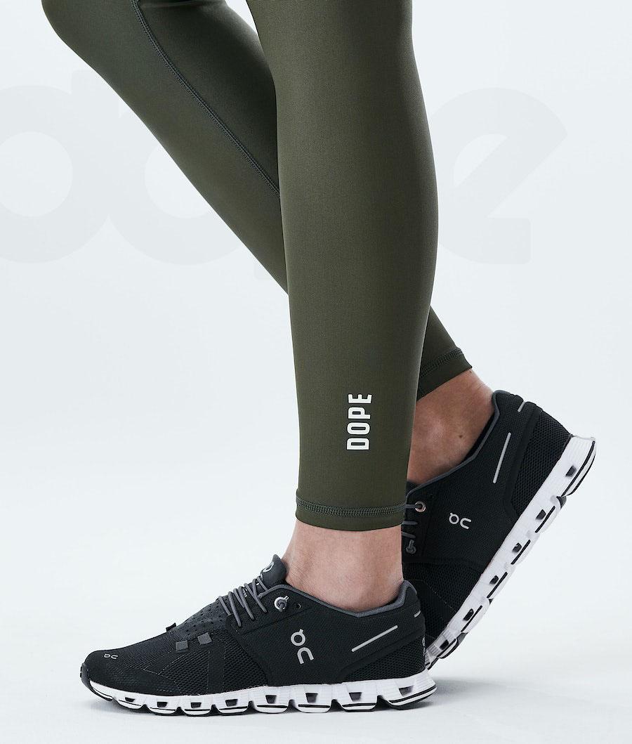 Dope Lofty Tech Donna Leggings Verde Oliva Verdi | ITSO3797