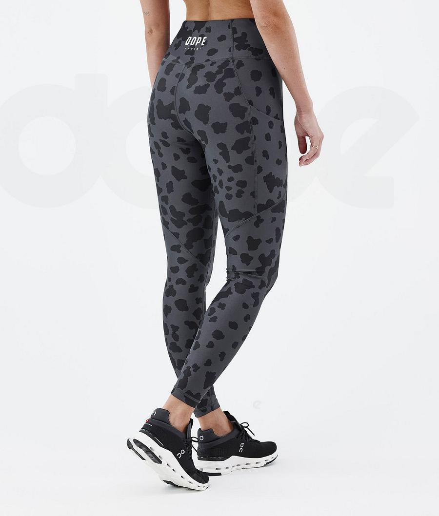 Dope Lofty Tech Dots Donna Leggings Nere | ITQZ3808