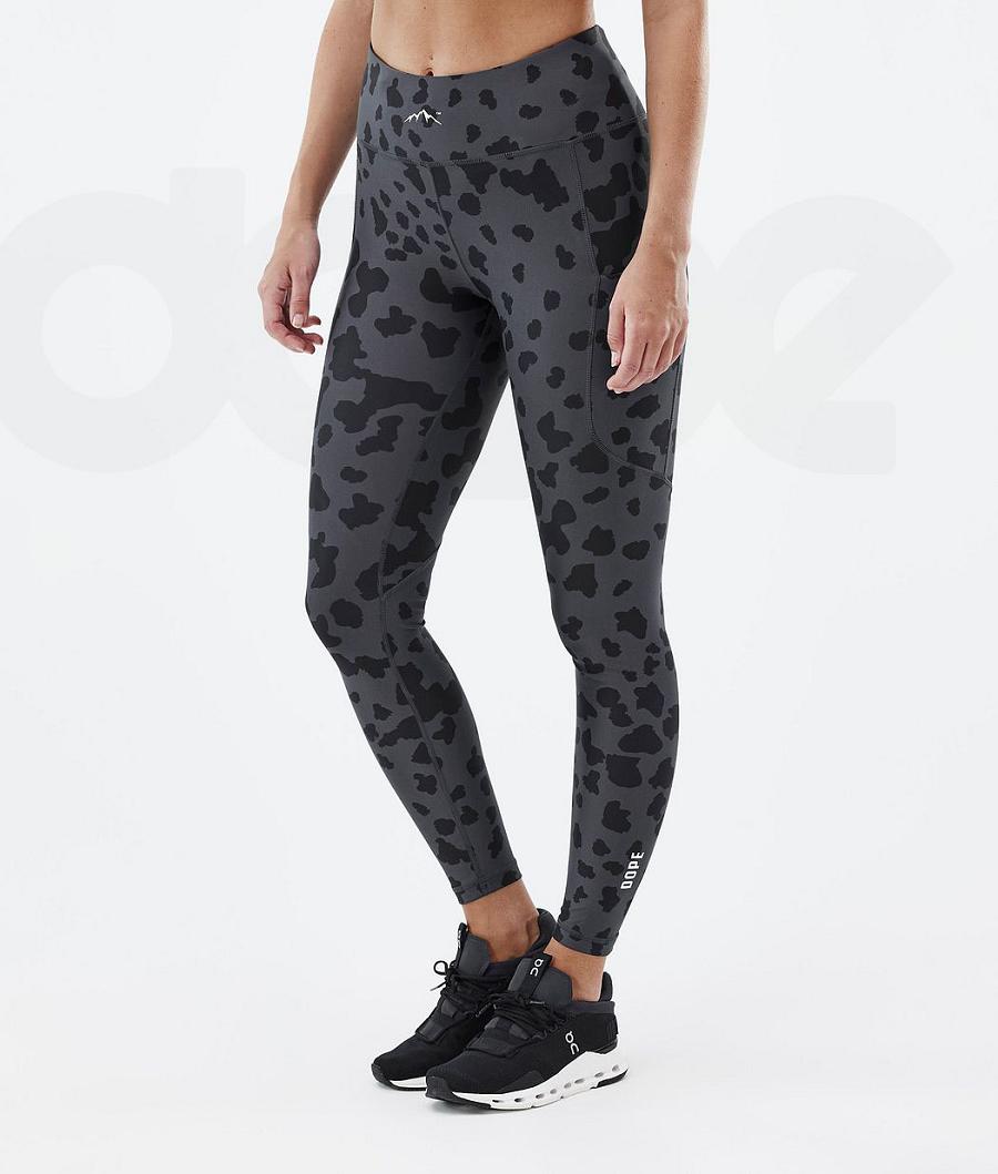 Dope Lofty Tech Dots Donna Leggings Nere | ITQZ3808