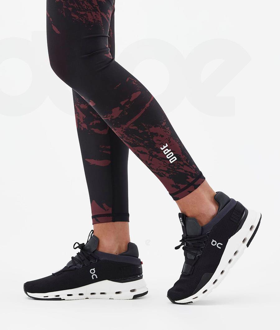 Dope Lofty Tech Paint Donna Leggings Bordeaux | ITNB3810