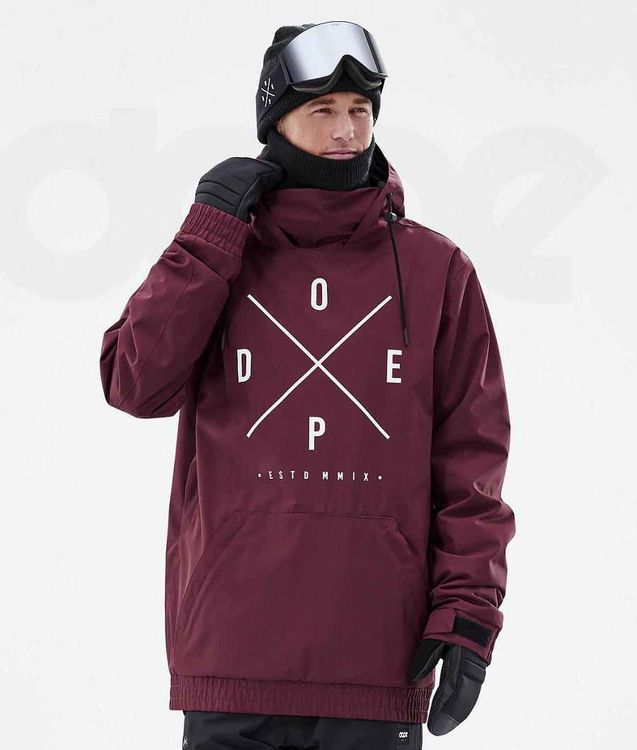 Dope Migoo 2X-Up Uomo Giacche Da Sci Bordeaux | ITRW2937