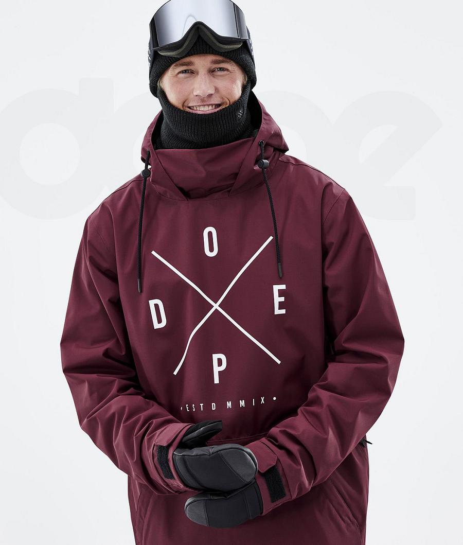 Dope Migoo 2X-Up Uomo Giacche Snowboard Bordeaux | ITKI2807