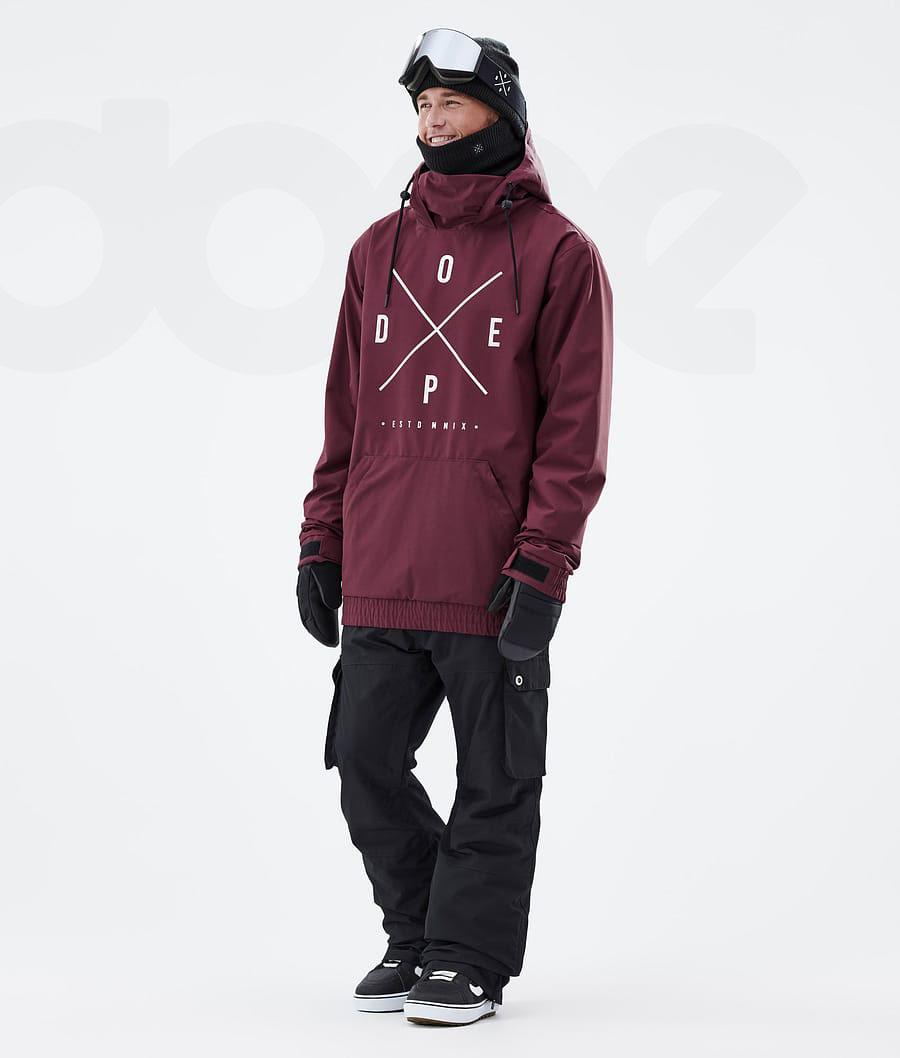 Dope Migoo 2X-Up Uomo Giacche Snowboard Bordeaux | ITKI2807