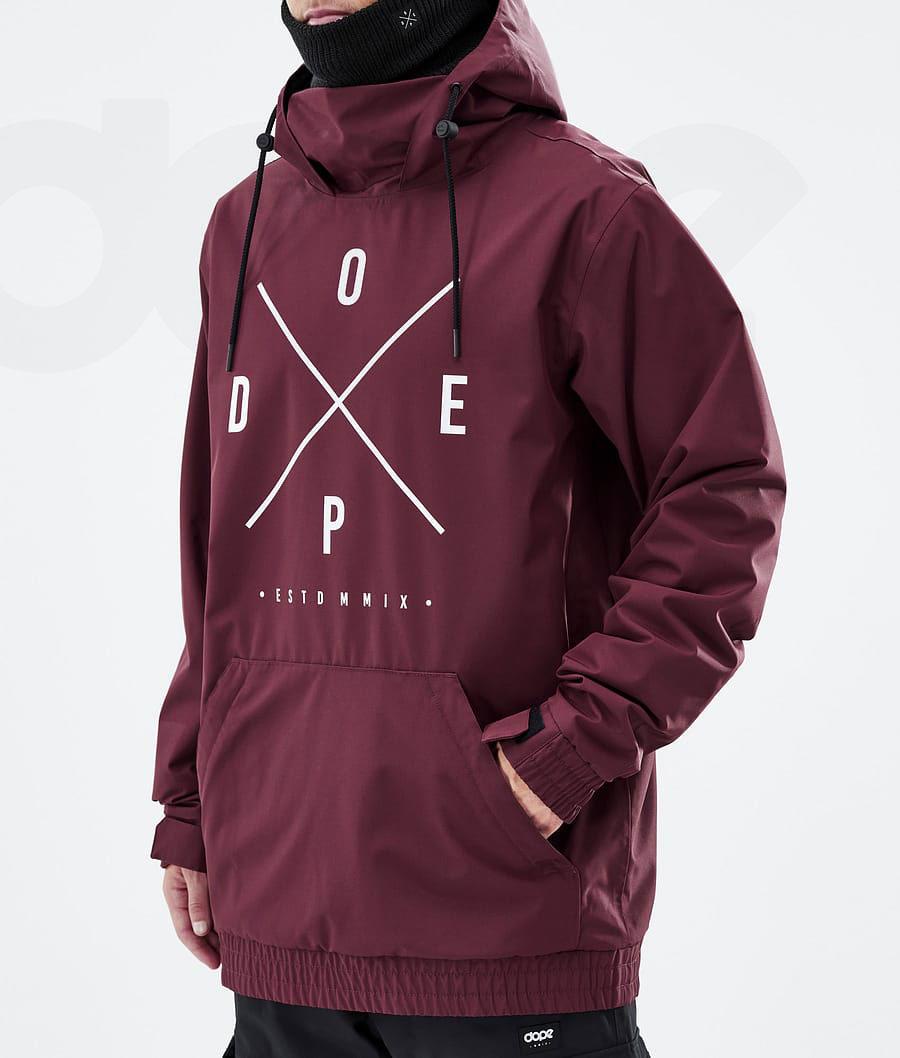 Dope Migoo 2X-Up Uomo Giacche Snowboard Bordeaux | ITKI2807