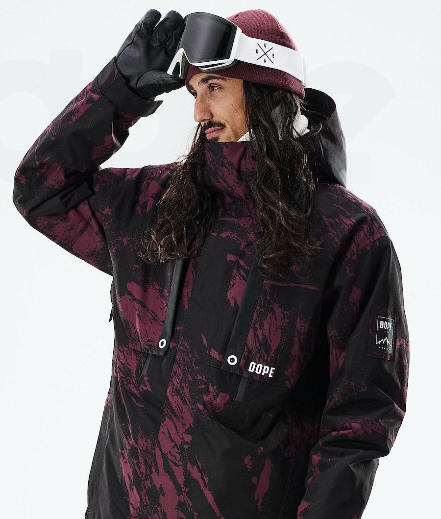 Dope Mojo Paint Uomo Giacche Snowboard Bordeaux | ITGL2810