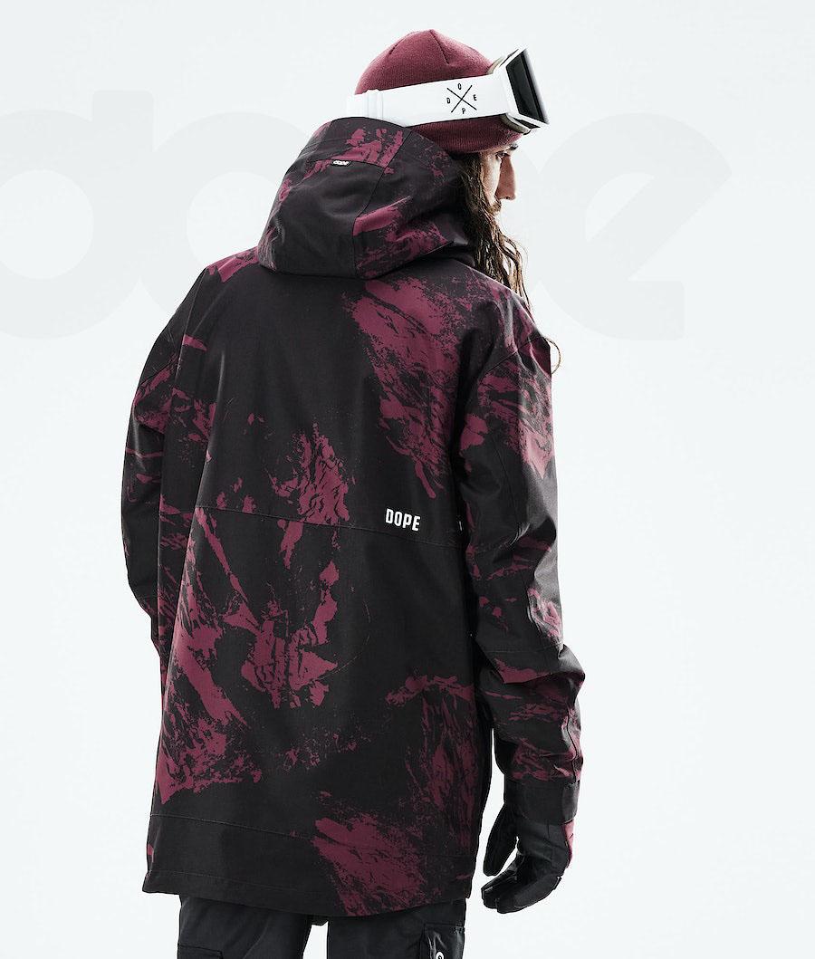 Dope Mojo Paint Uomo Giacche Snowboard Bordeaux | ITGL2810