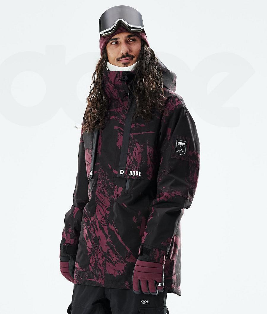 Dope Mojo Paint Uomo Giacche Snowboard Bordeaux | ITGL2810