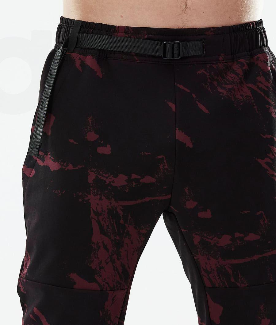 Dope Nomad Paint Uomo Pantaloni Outdoor Bordeaux | ITEX2680