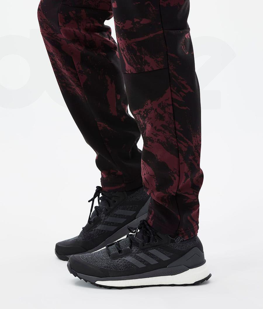 Dope Nomad Paint Uomo Pantaloni Outdoor Bordeaux | ITEX2680