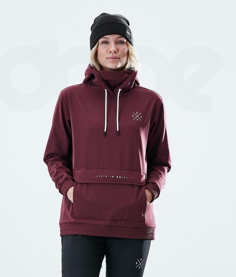 Dope Nomad W Donna Giacche Outdoor Bordeaux | ITIS3749