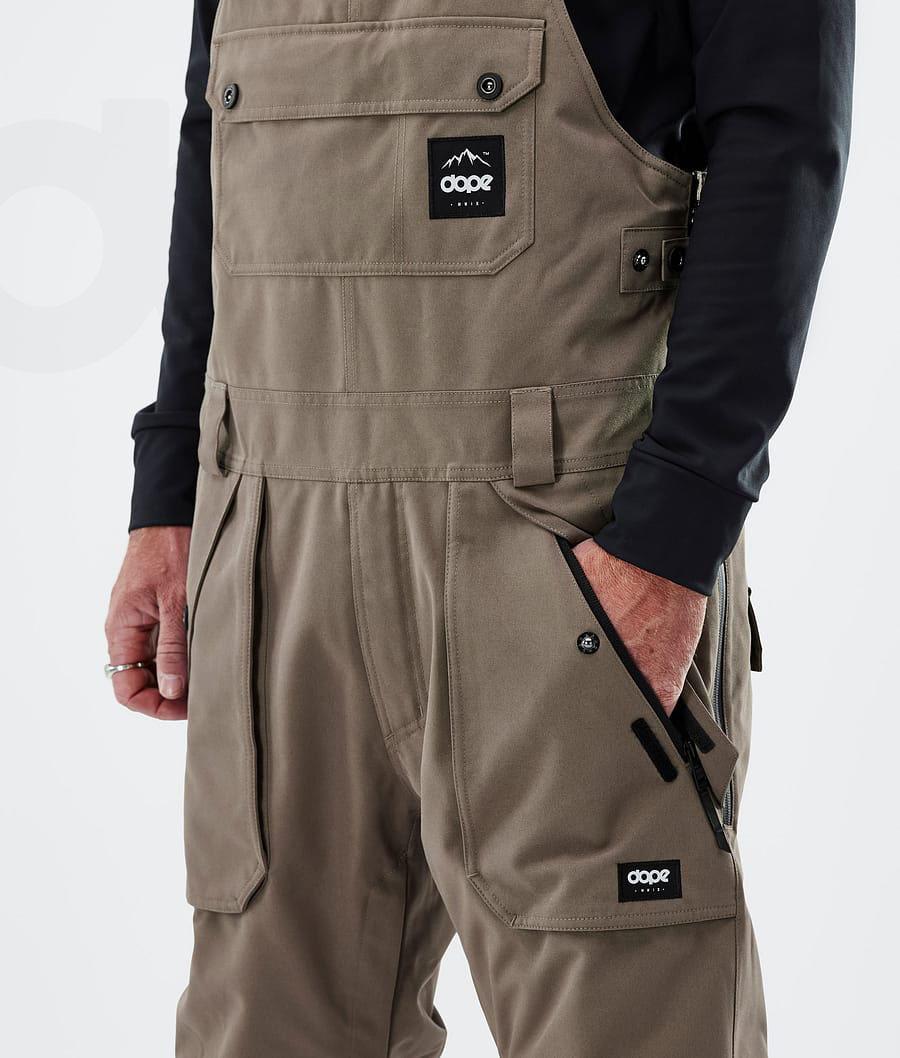 Dope Notorious B.I.B Uomo Pantaloni Snowboard Caffè | ITJJ2595