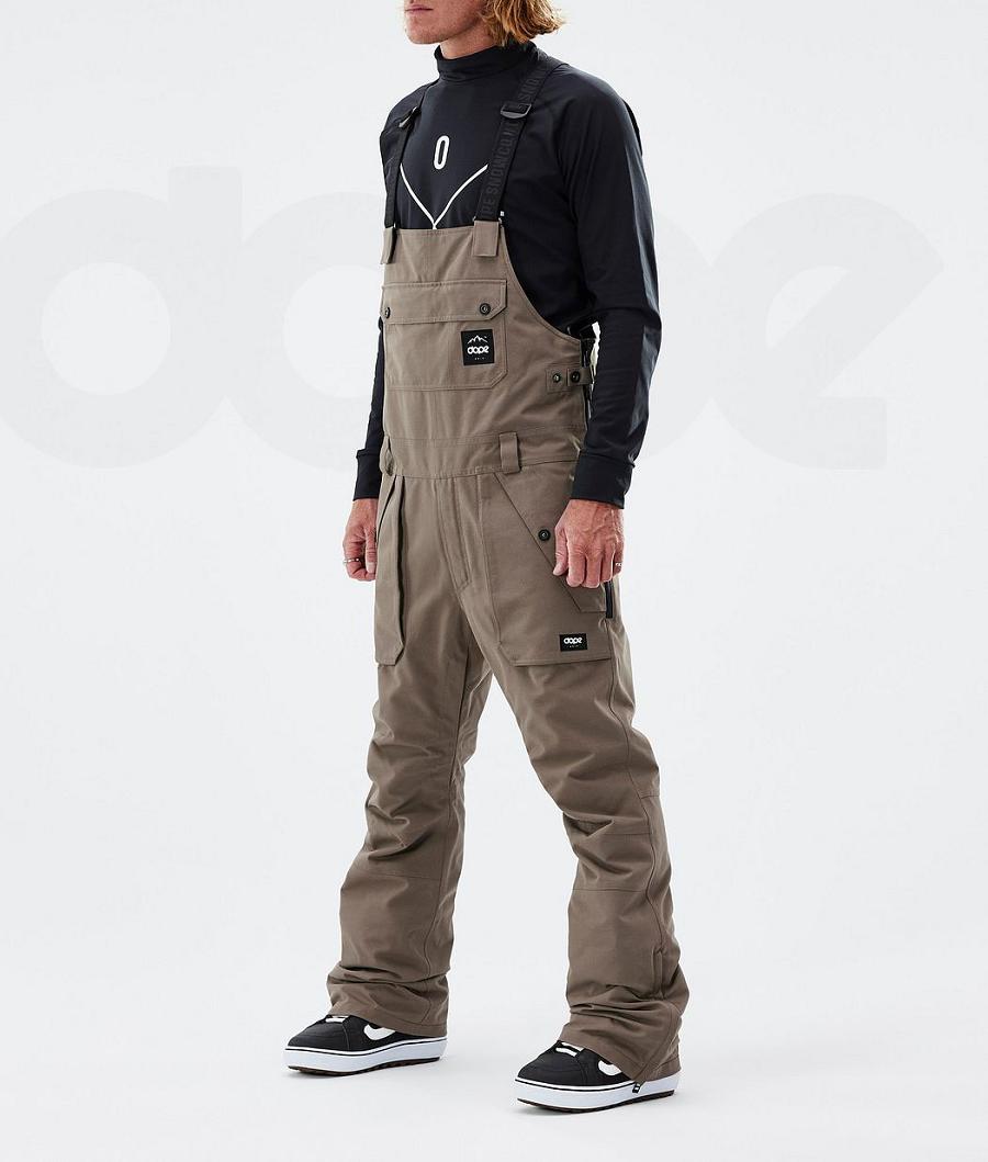 Dope Notorious B.I.B Uomo Pantaloni Snowboard Caffè | ITJJ2595