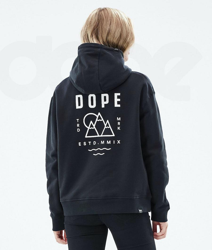 Dope Ozed W Donna Felpa Con Cappuccio Nere | ITPQ3844