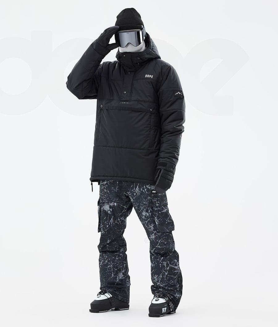 Dope Puffer Uomo Giacche Da Sci Nere | ITWY2939