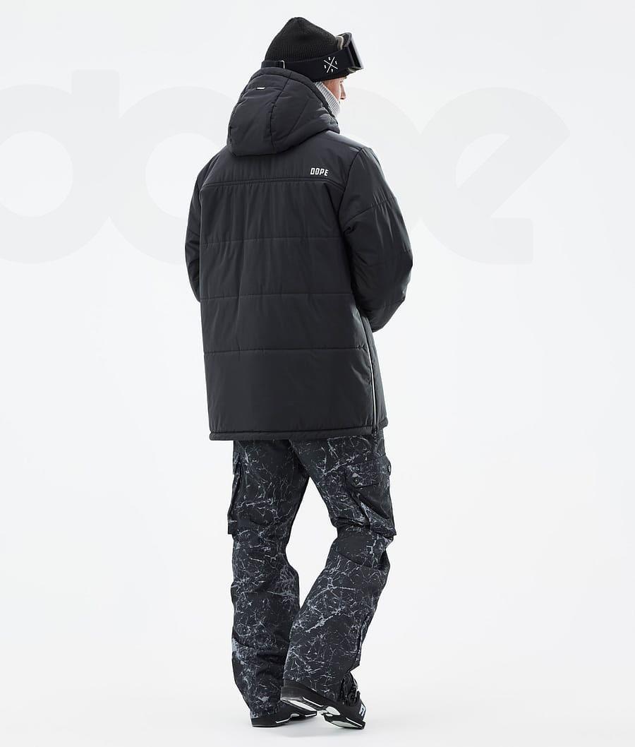 Dope Puffer Uomo Giacche Da Sci Nere | ITWY2939