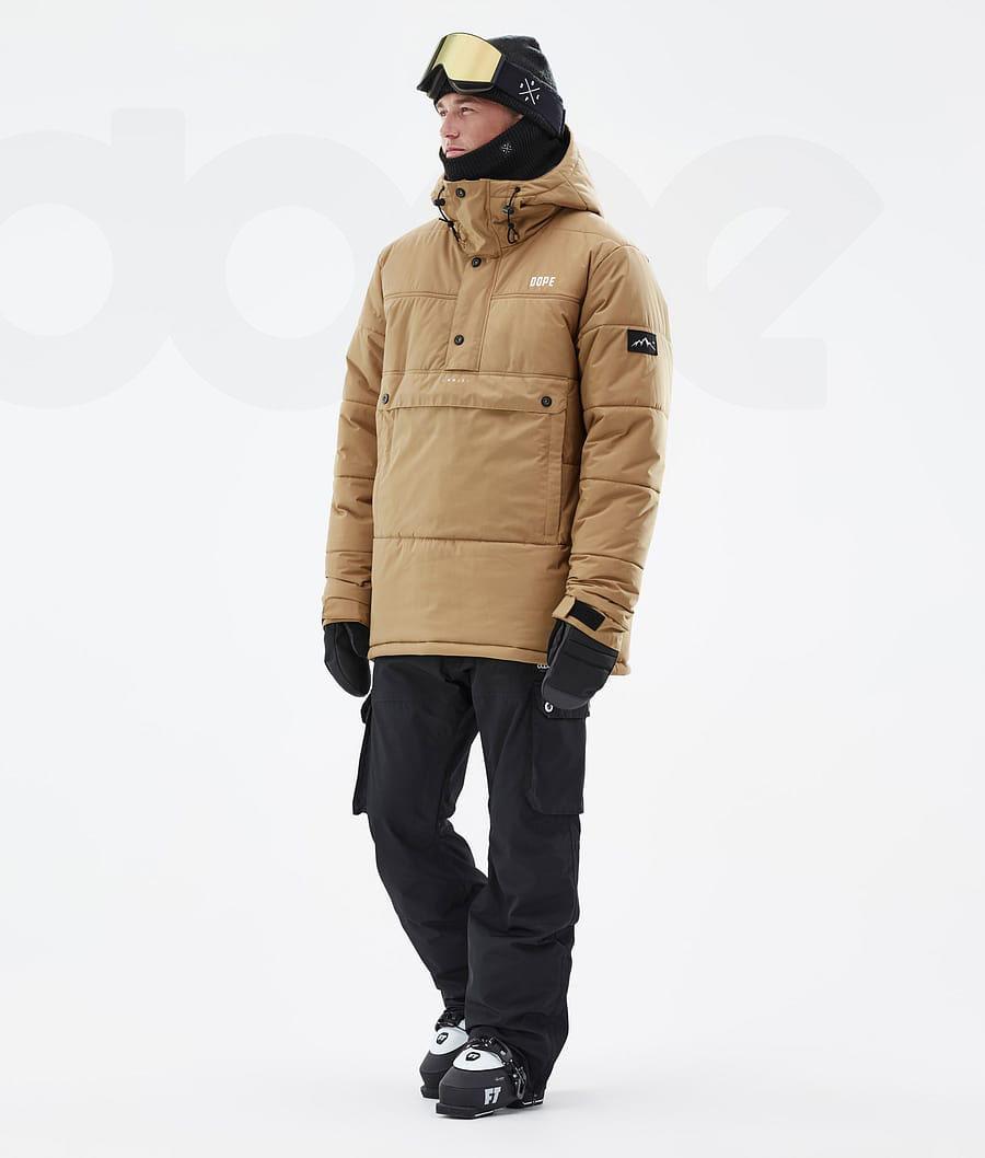 Dope Puffer Uomo Giacche Da Sci Oro | ITQZ2940