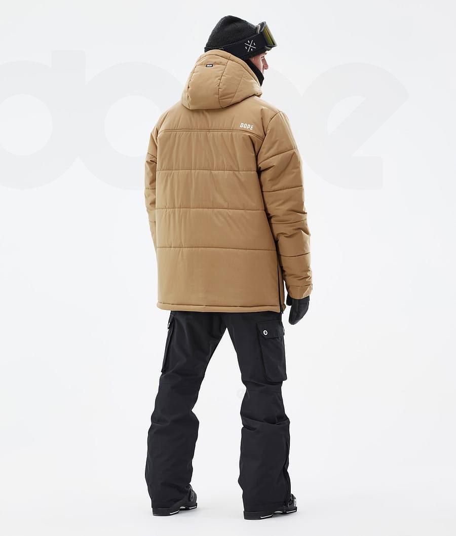 Dope Puffer Uomo Giacche Da Sci Oro | ITQZ2940