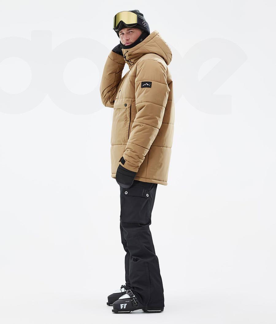 Dope Puffer Uomo Giacche Da Sci Oro | ITQZ2940