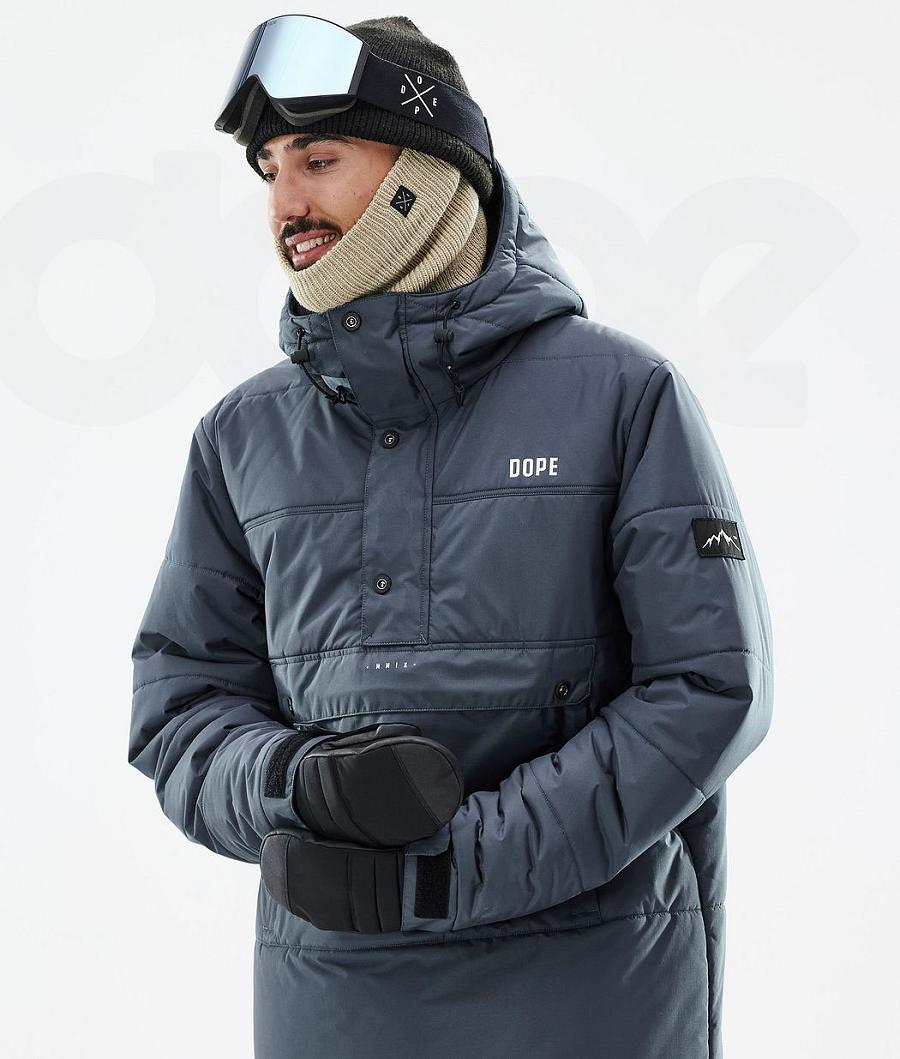 Dope Puffer Uomo Giacche Snowboard Blu | ITSO2813