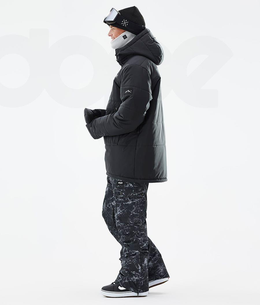 Dope Puffer Uomo Giacche Snowboard Nere | ITFM2811