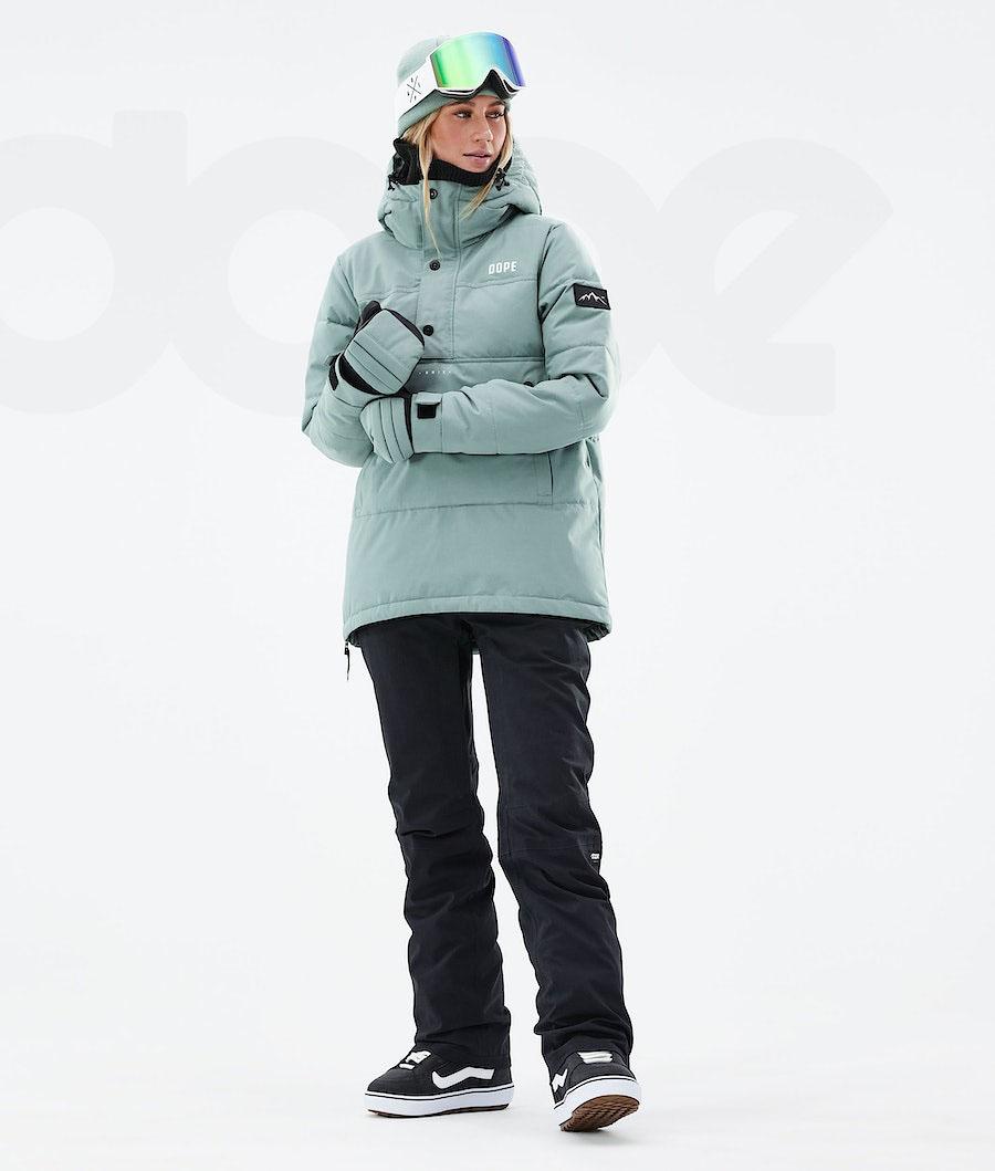 Dope Puffer W 2021 Donna Giacche Snowboard Verdi | ITJJ3506