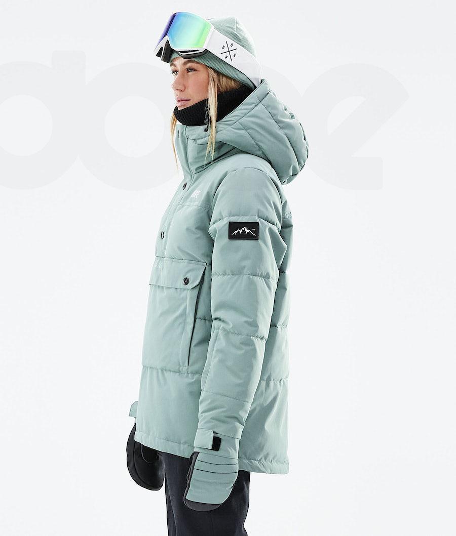 Dope Puffer W 2021 Donna Giacche Snowboard Verdi | ITJJ3506