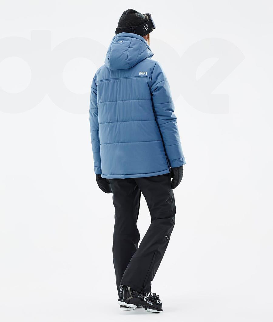 Dope Puffer W Donna Giacche Da Sci Blu Grigie | ITIS3672