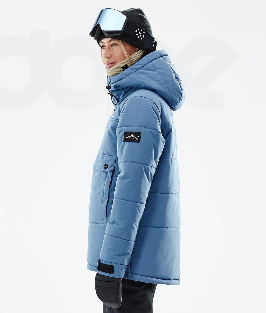 Dope Puffer W Donna Giacche Da Sci Blu Grigie | ITIS3672