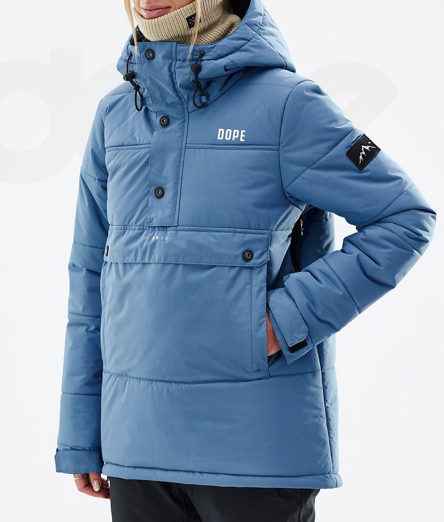 Dope Puffer W Donna Giacche Da Sci Blu Grigie | ITIS3672