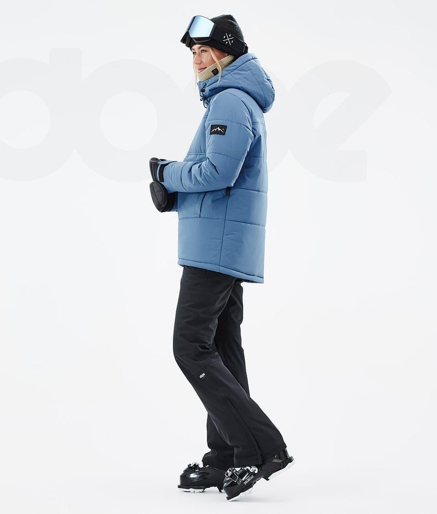 Dope Puffer W Donna Giacche Da Sci Blu Grigie | ITIS3672